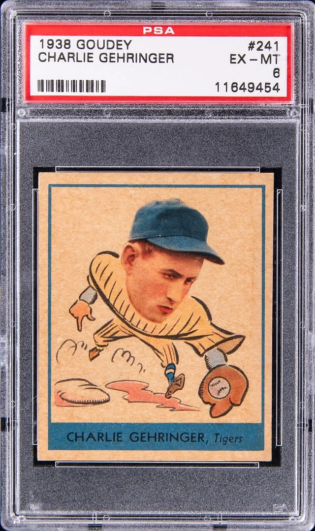 1938 Goudey Charlie Gehringer #241 card image