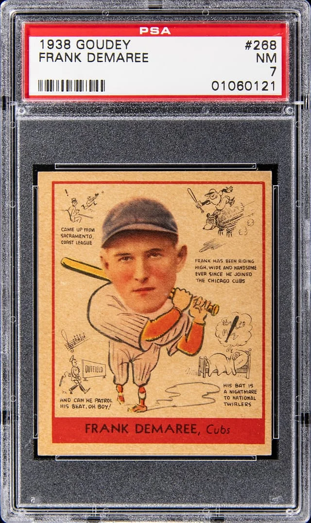 1938 Goudey Franke Demaree #268 card image