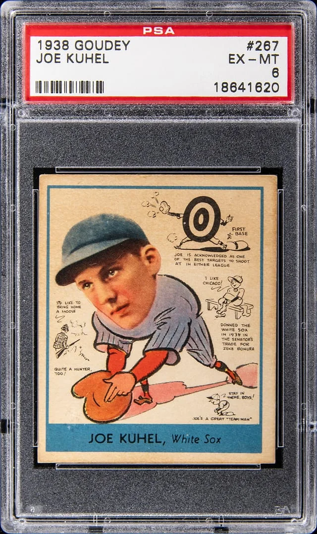 1938 Goudey Joe Kuhel #267 card image