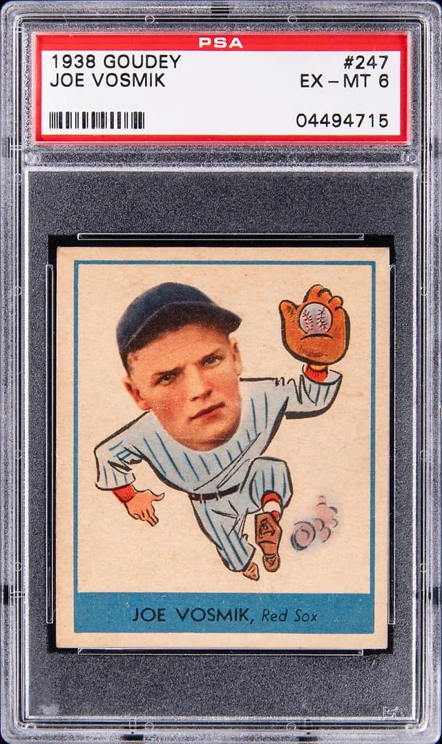 1938 Goudey Joe Vosmik #247 card image