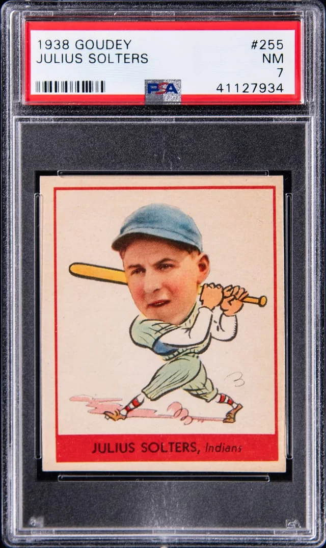1938 Goudey Julius Solters #255 card image