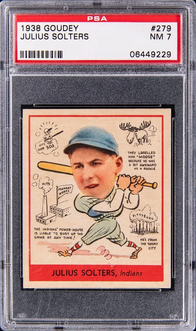 1938 Goudey Julius Solters #279 card image