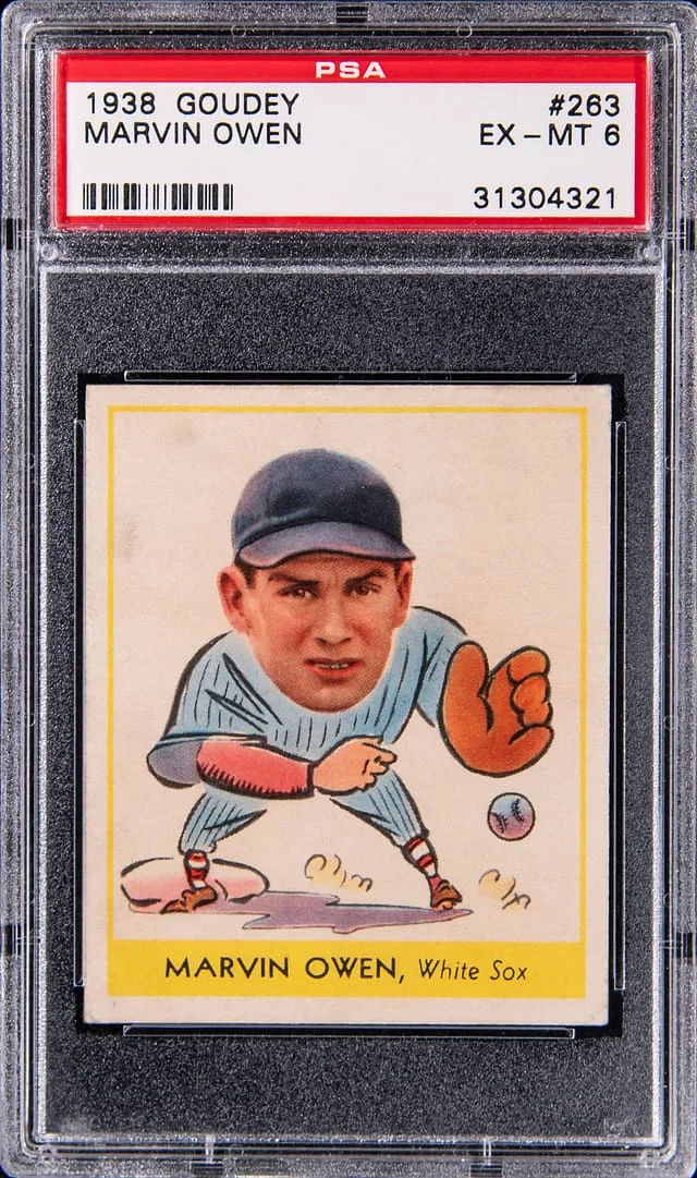 1938 Goudey Marvin Owen #263 card image