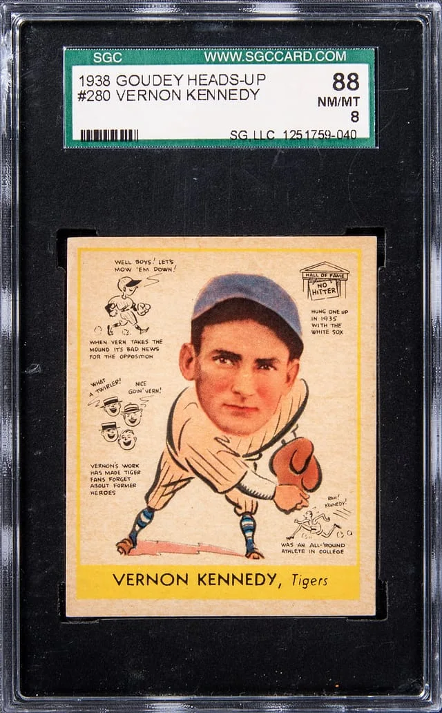 1938 Goudey Vernon Kennedy #280 card image