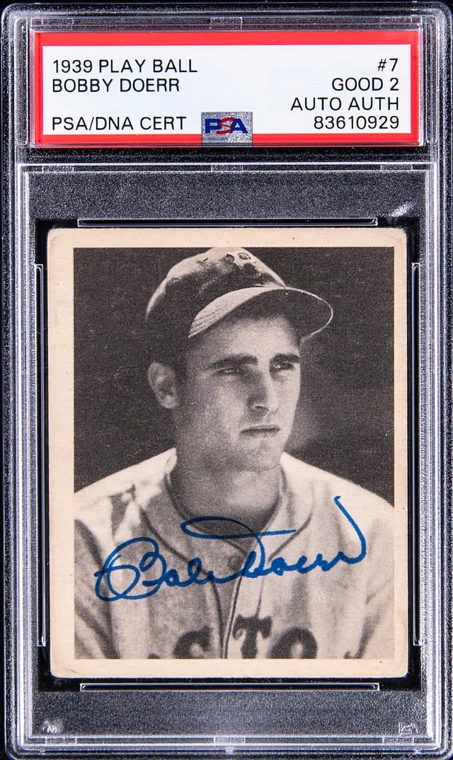 1939 Play Ball Bobby Doerr #7 card image