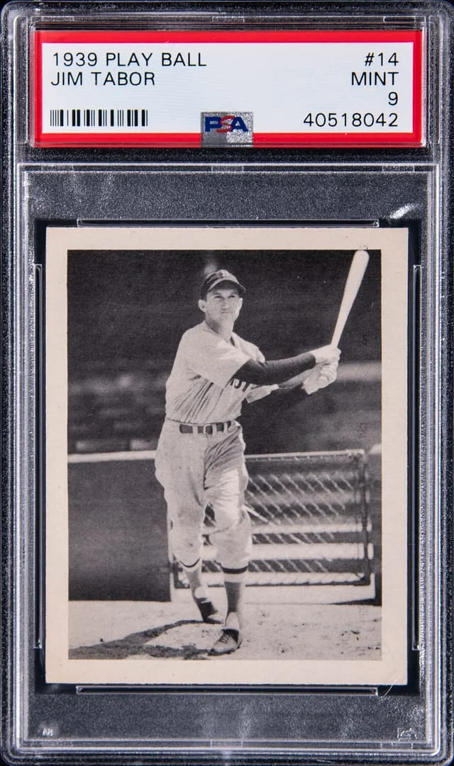 1939 Play Ball Jim Tabor #14 card image