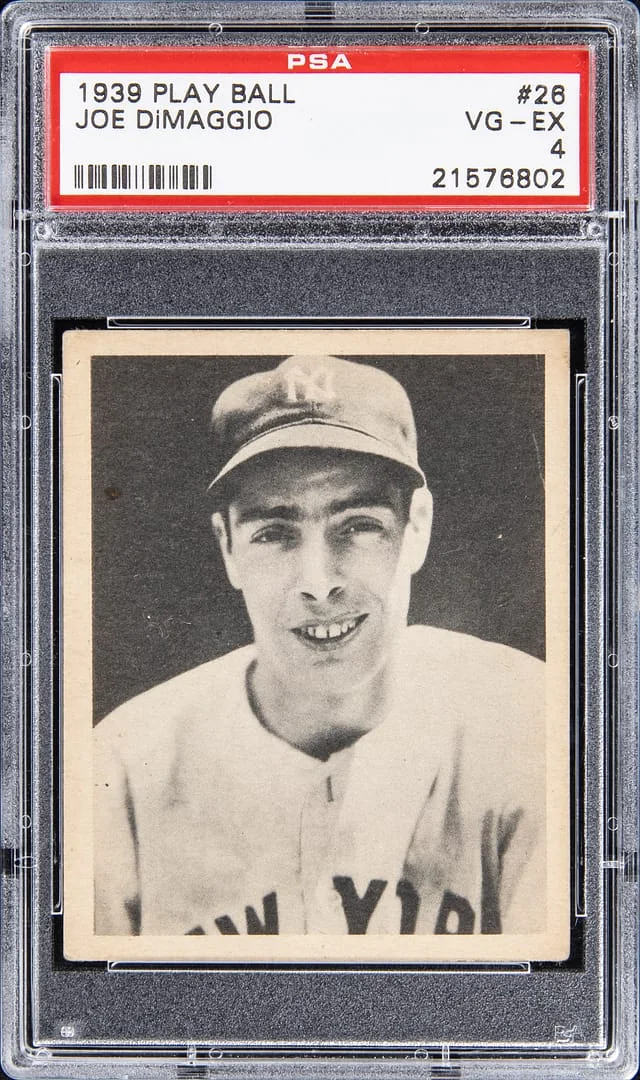 1939 Play Ball Joe DiMaggio #25 card image