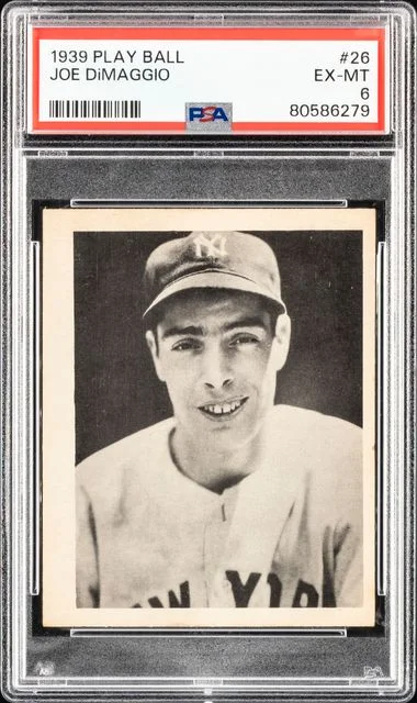 1939 Play Ball Joe DiMaggio #26 card image