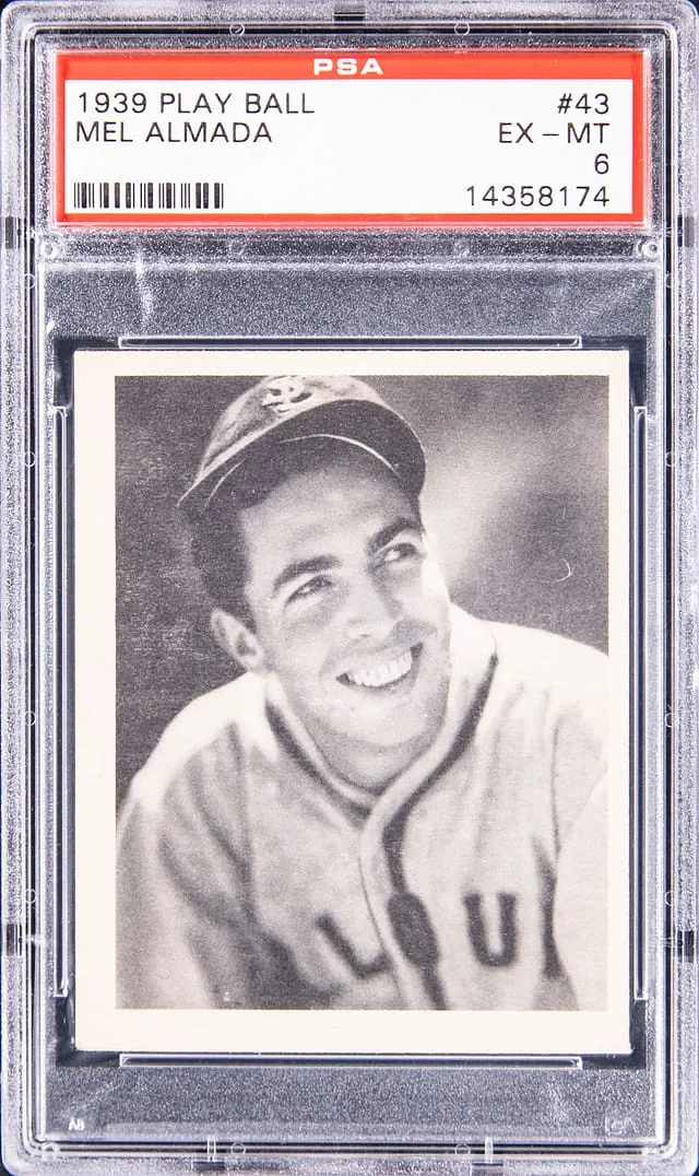 1939 Play Ball Mel Almada #43 card image