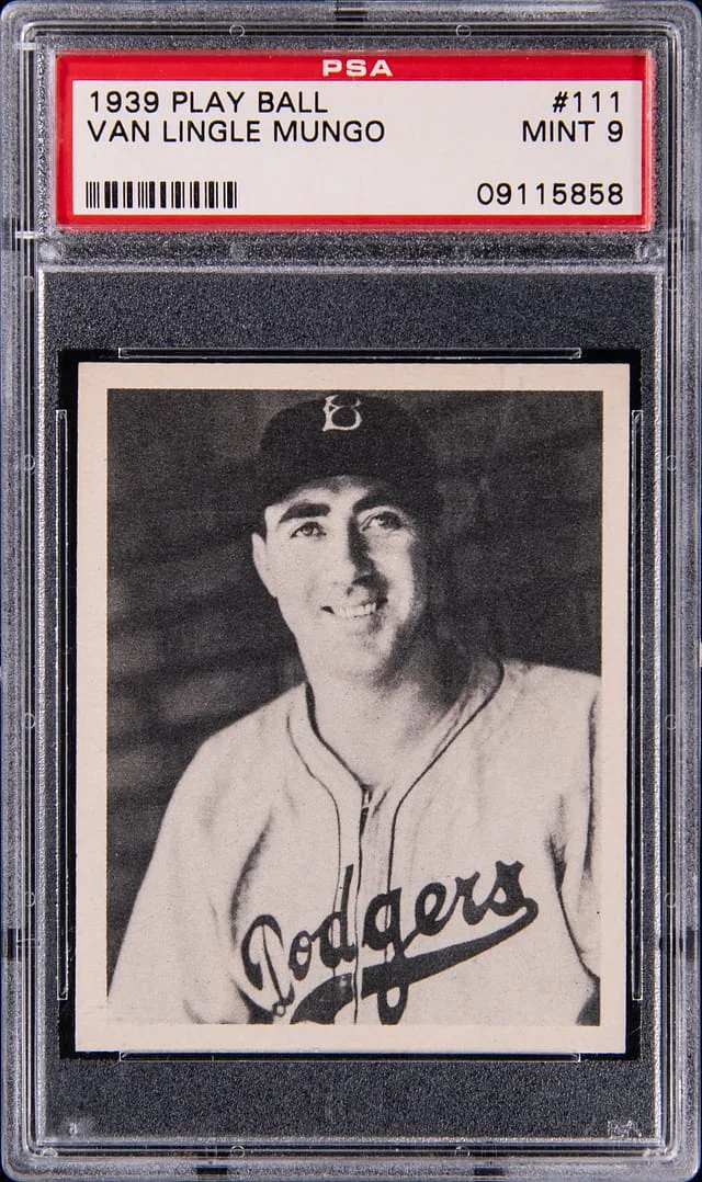 1939 Play Ball Van Lingle Mungo #111 card image
