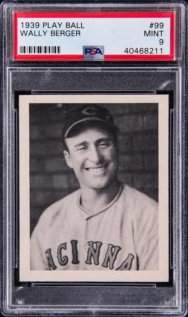 1939 Play Ball Wally Berger #99 card image