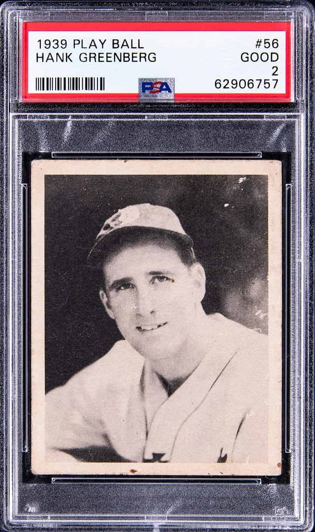 1939 Playball Hank Greenberg #358 card image