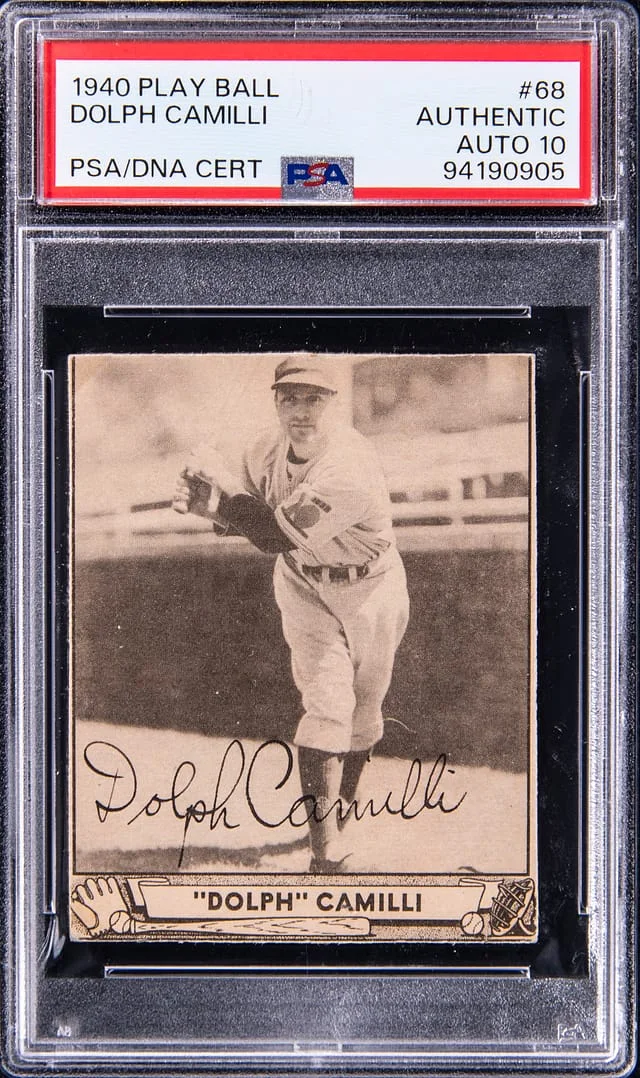 1940 Play Ball Dolph Camilli #68 card image