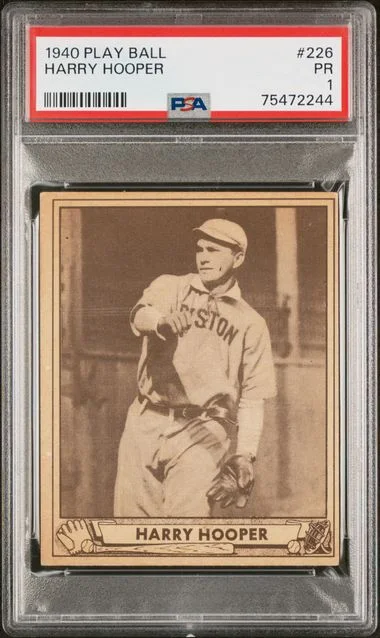 1940 Play Ball Harry Hooper #226 card image