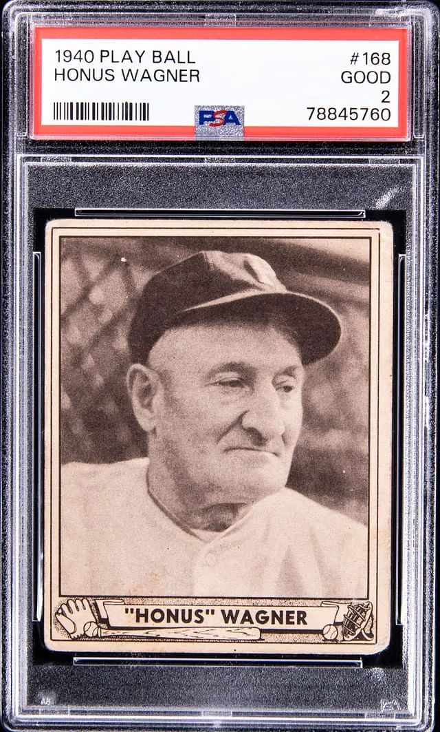 1940 Play Ball Honus Wagner #168 card image