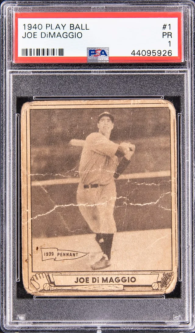 1940 Play Ball Joe DiMaggio #1 card image
