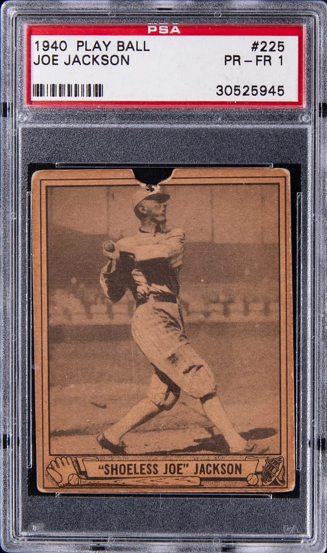 1940 Play Ball Joe Jackson #225 card image