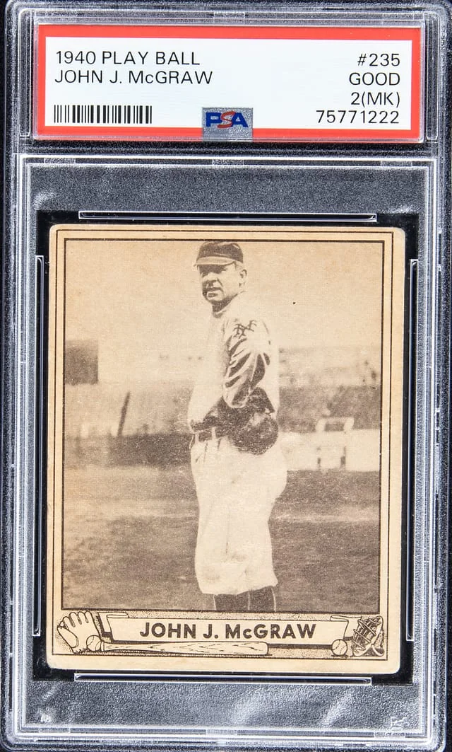 1940 Play Ball John McGraw #235 card image