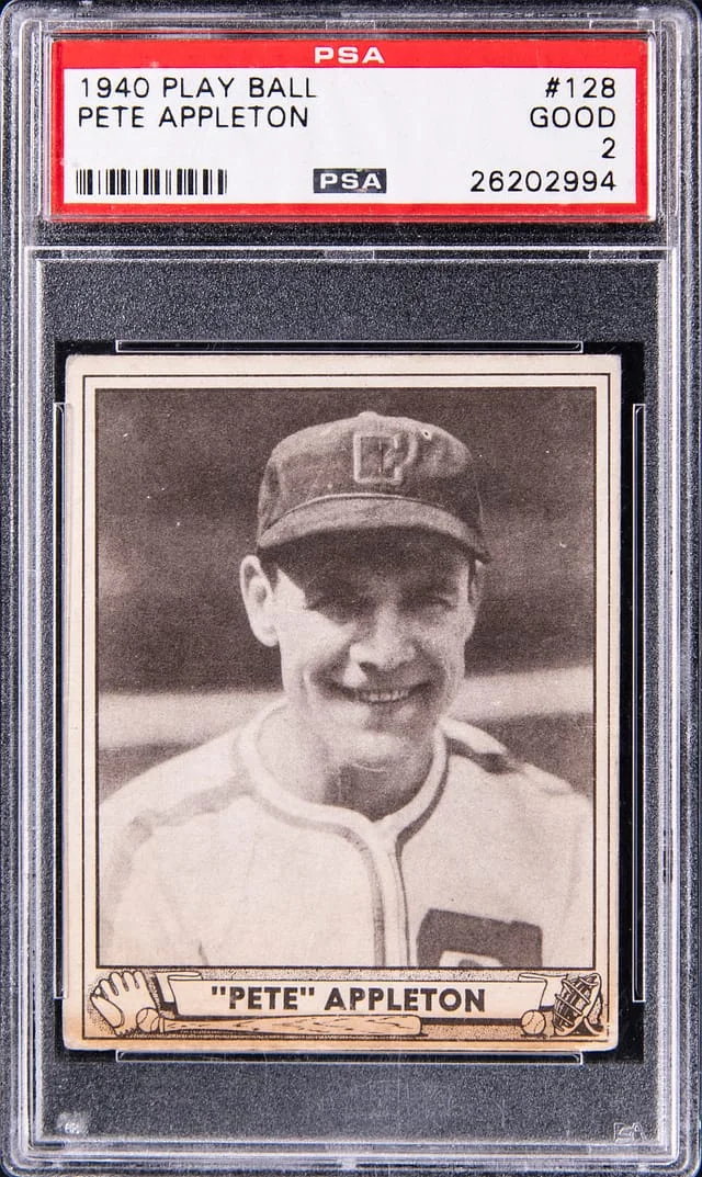 1940 Play Ball Pete Appleton #128 card image