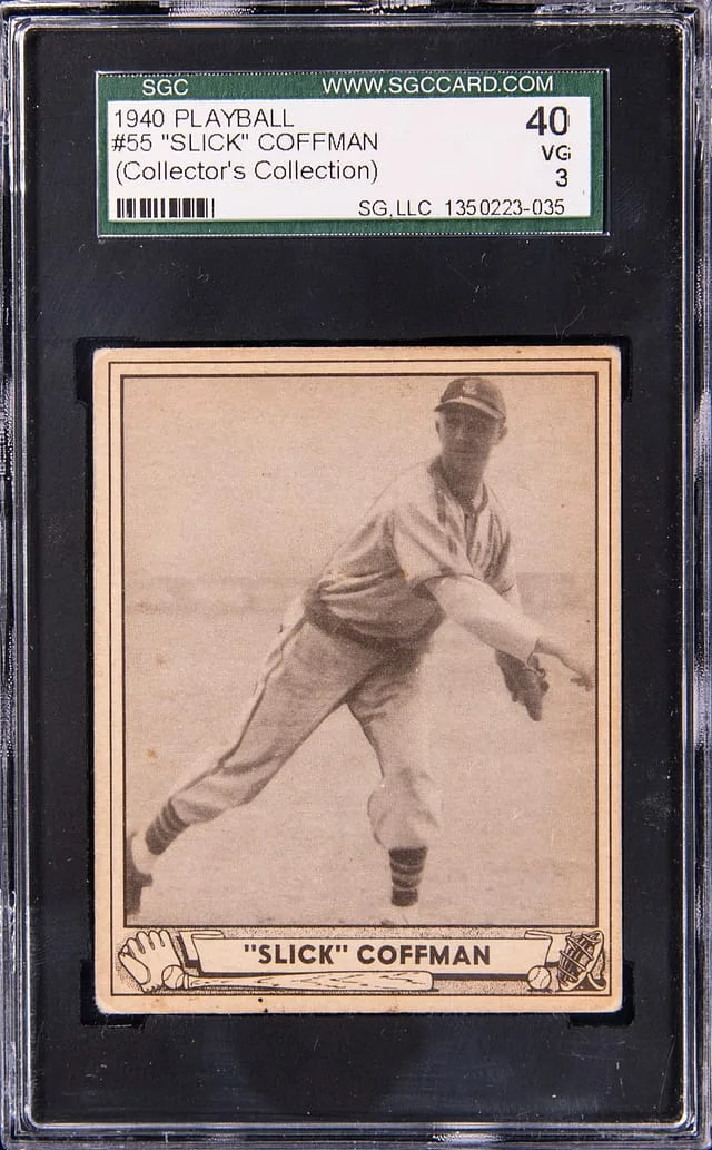 1940 Playball "Slick" Coffman #55 card image