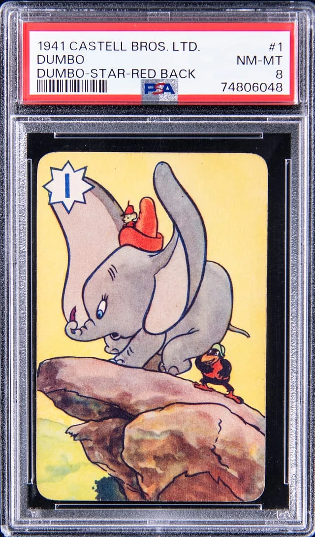 1941 Castell Bros. LTD. Star Red Back Dumbo #1 card image