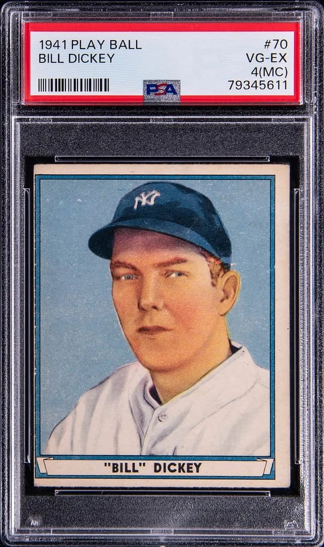1941 Play Ball Bill Dickey #70 card image