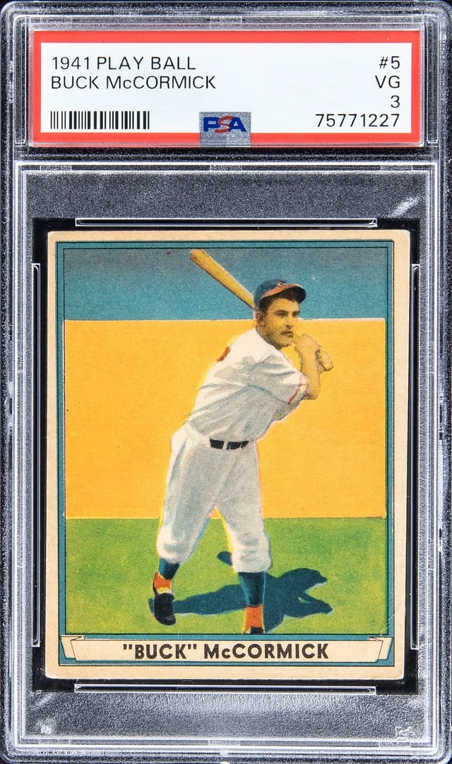 1941 Play Ball Buck McCormick #5 card image