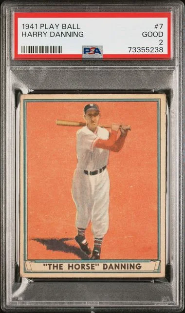 1941 Play Ball Harry Danning #7 card image