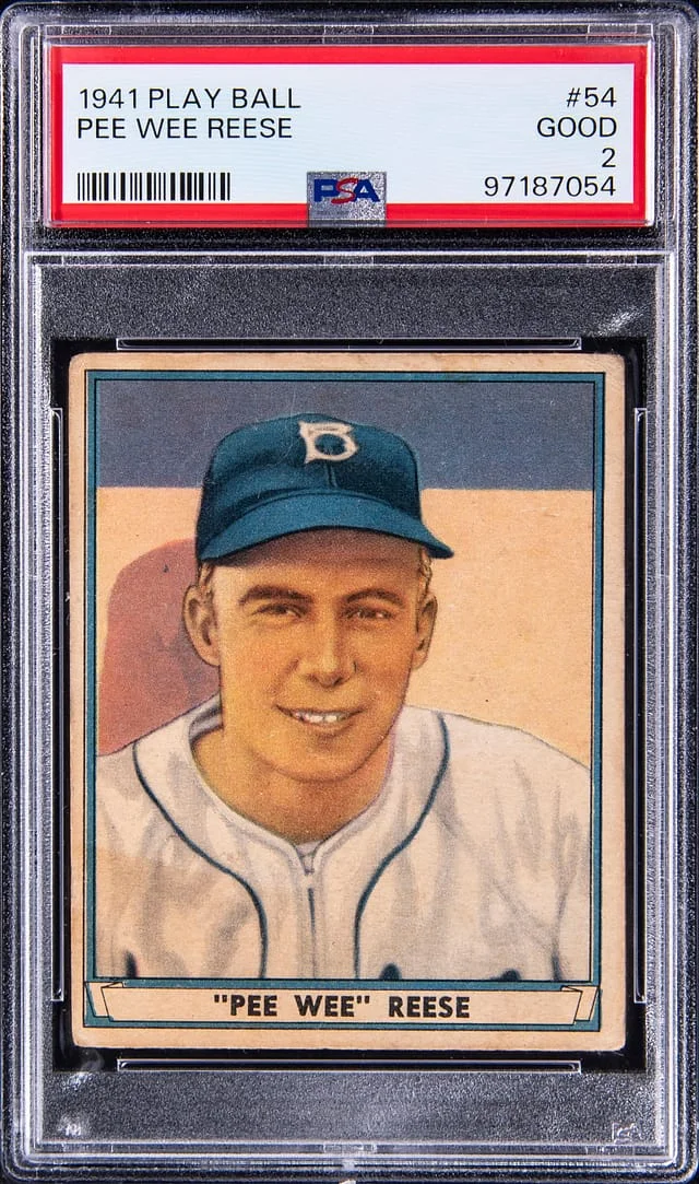 1941 Play Ball Pee Wee Reese #54 card image