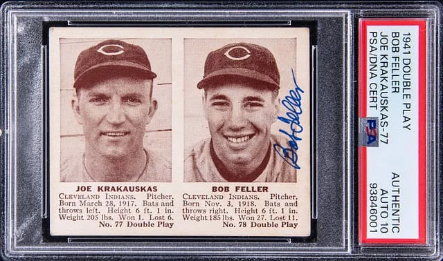 1941 R330 Double Play Bob Feller #78 card image