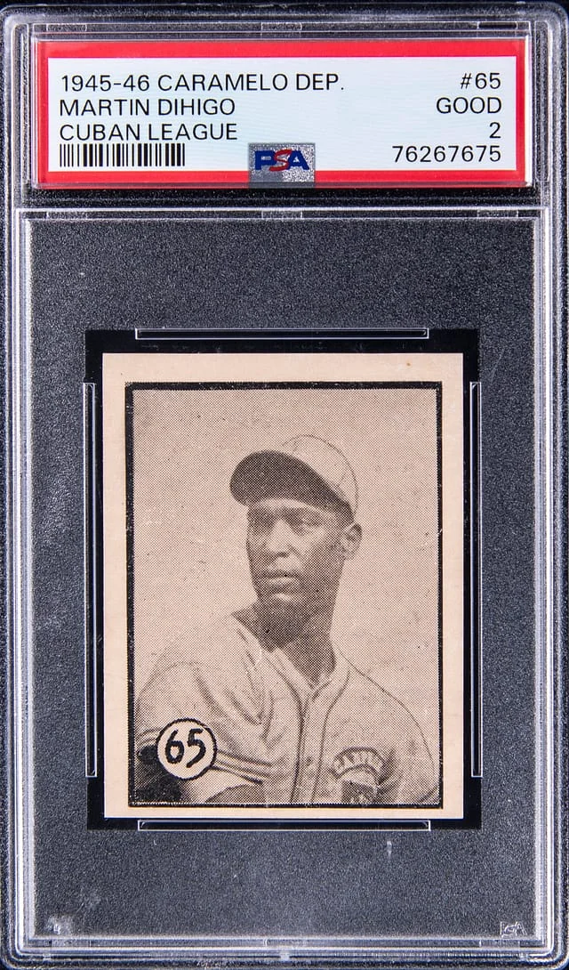 1945-46 Caramelo Deportivo Cuban League Martin Dihigo #65 card image