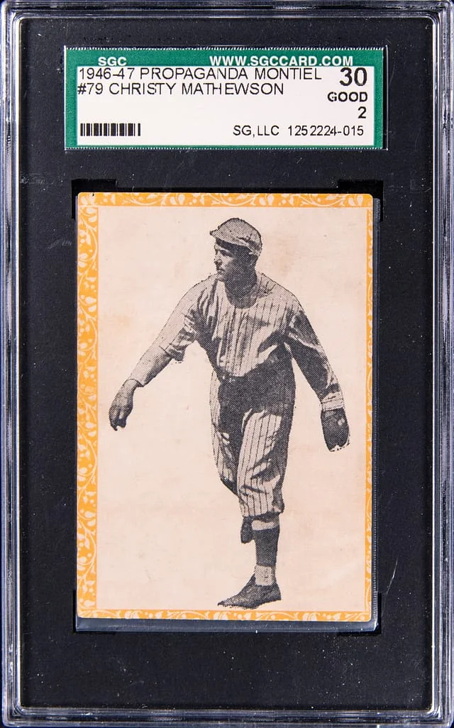 1946-47 Propaganda Montiel Christy Mathewson #79 card image