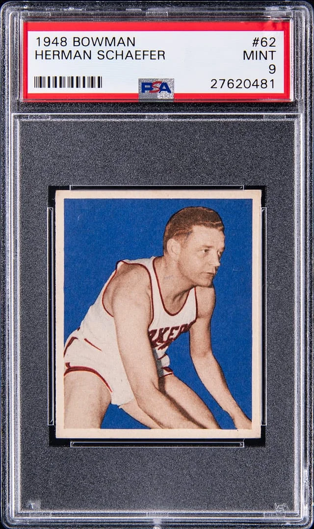 1948-49 Bowman Herman Schaefer #62 card image