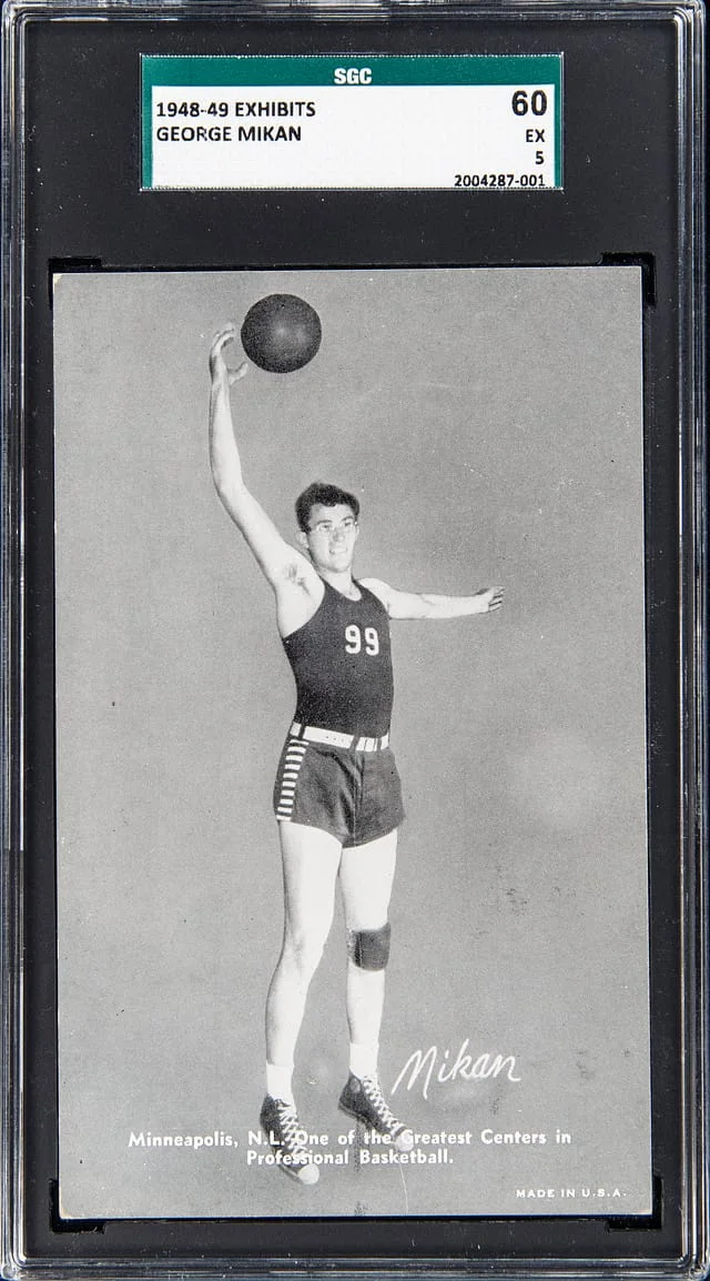 1948-49 Exhibits George Mikan #60 card image