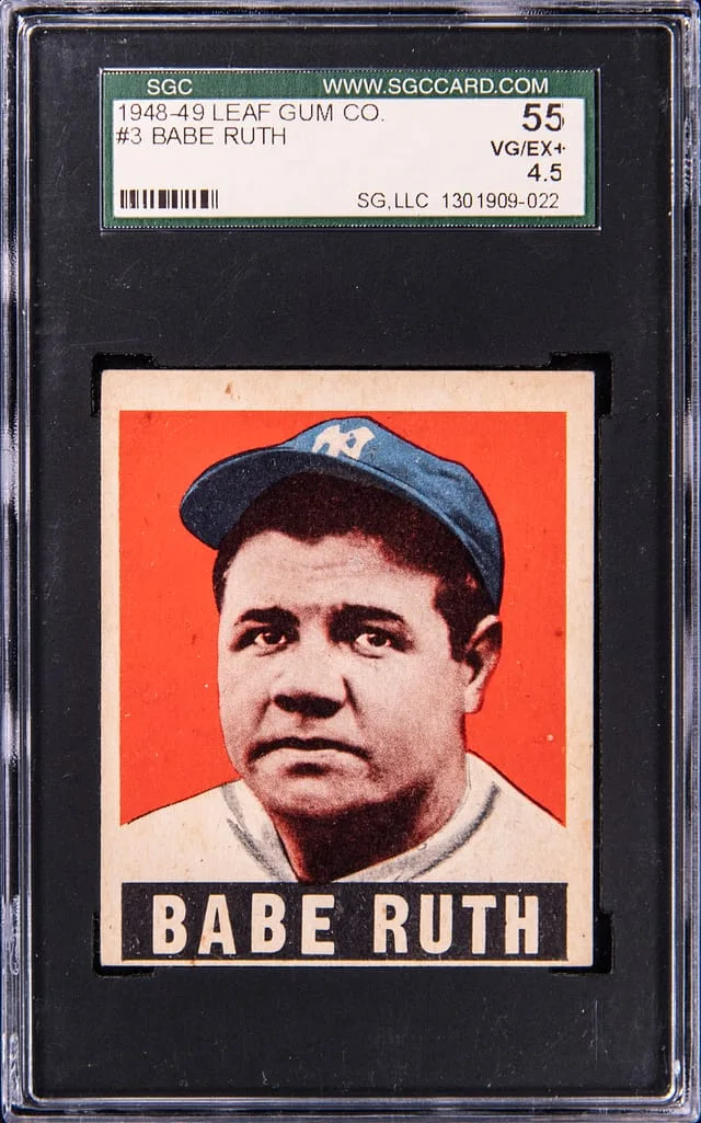 1948-49 Leaf Babe Ruth #3 card image
