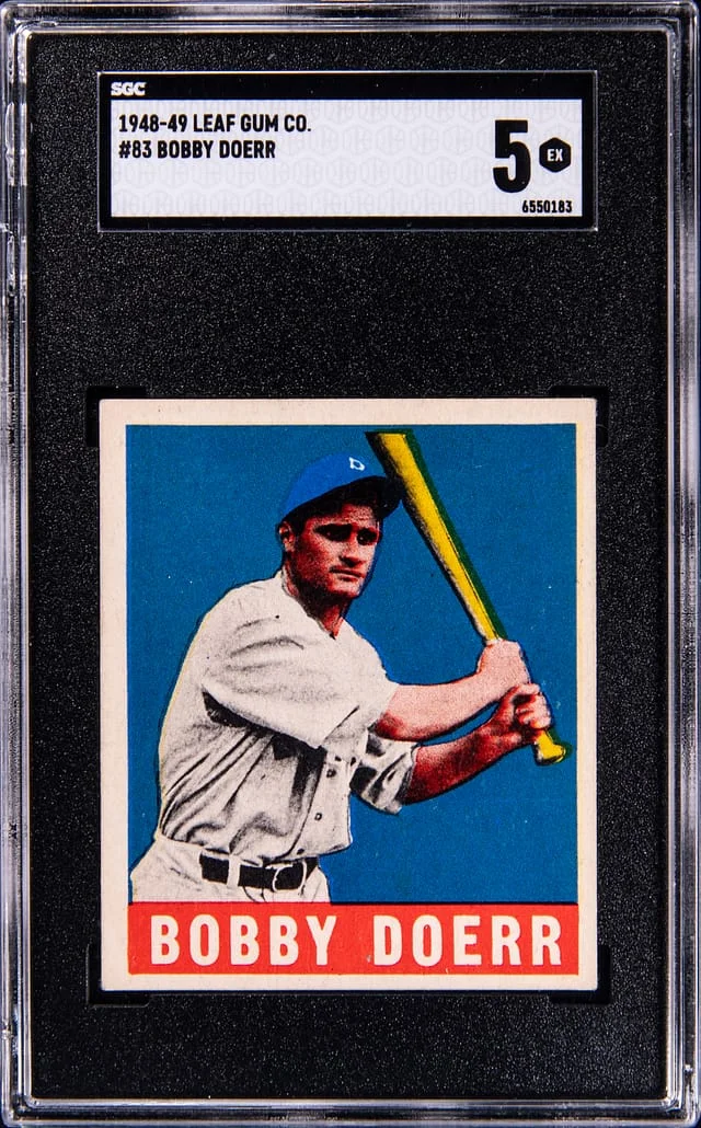 1948-49 Leaf Bobby Doerr Gum Co. #83 card image