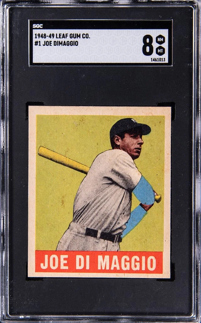 1948-49 Leaf Joe DiMaggio Gum Co. #1 card image