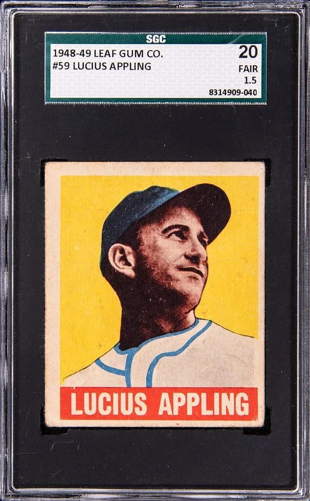 1948-49 Leaf Luke Appling Gum Co. #59 card image