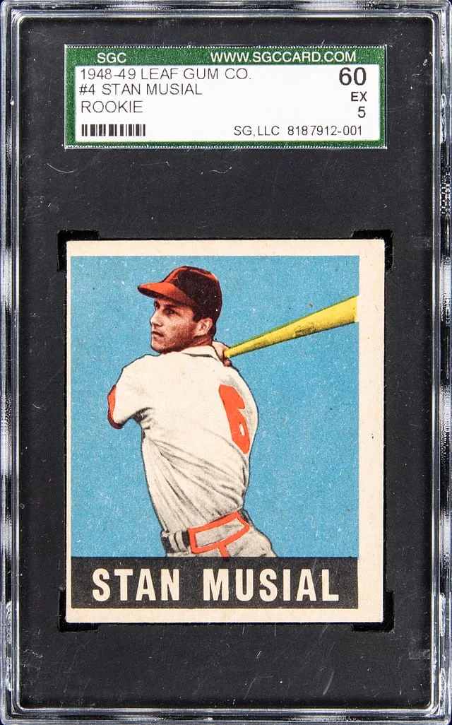 1948-49 Leaf Stan Musial Gum Co. #4 card image