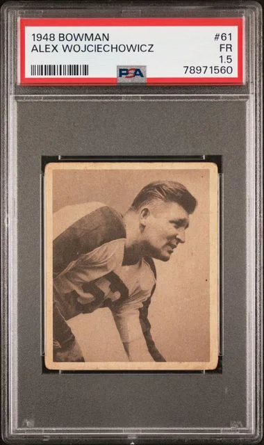 1948 Bowman Alex Wojciechowicz #61 card image
