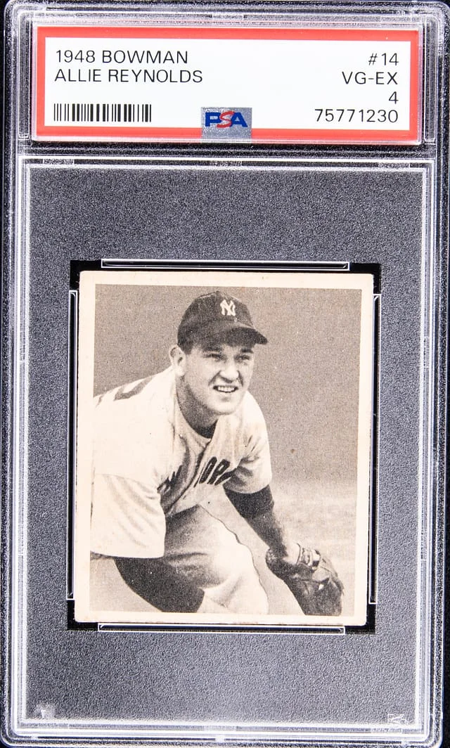 1948 Bowman Allie Reynolds #14 card image