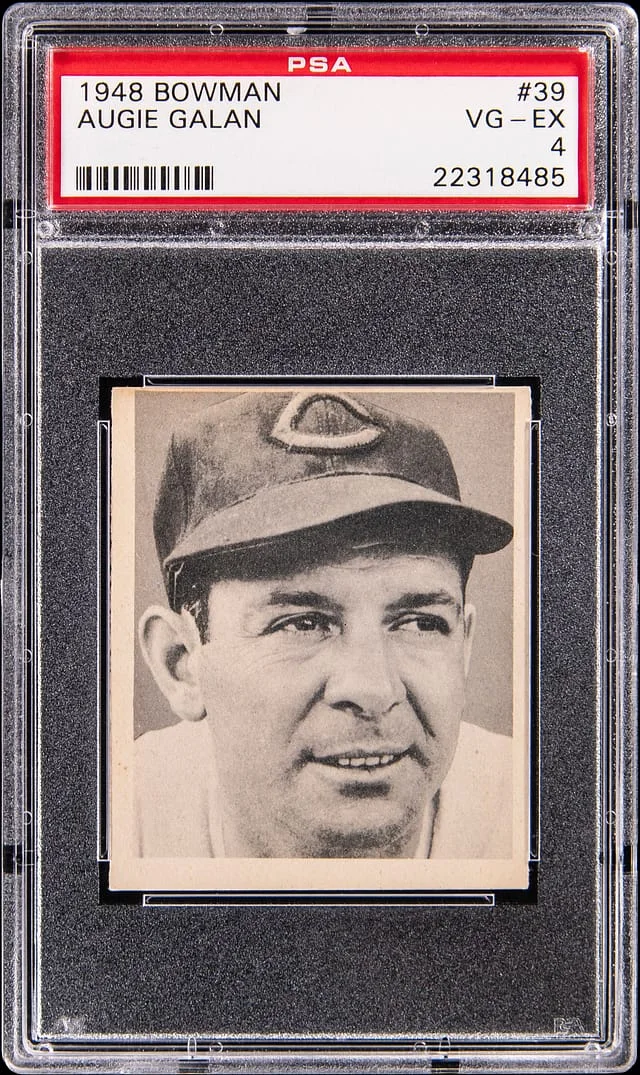 1948 Bowman Augie Galan #39 card image
