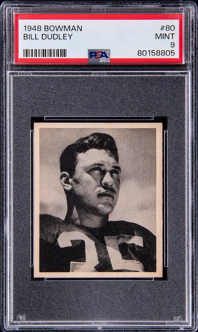1948 Bowman Bill Dudley #80 card image