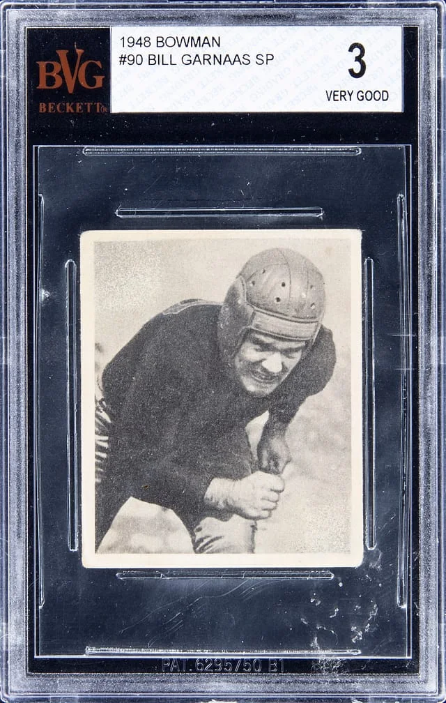 1948 Bowman Bill Garnaas #90 card image