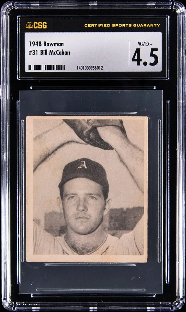 1948 Bowman Bill McCahan #31 card image