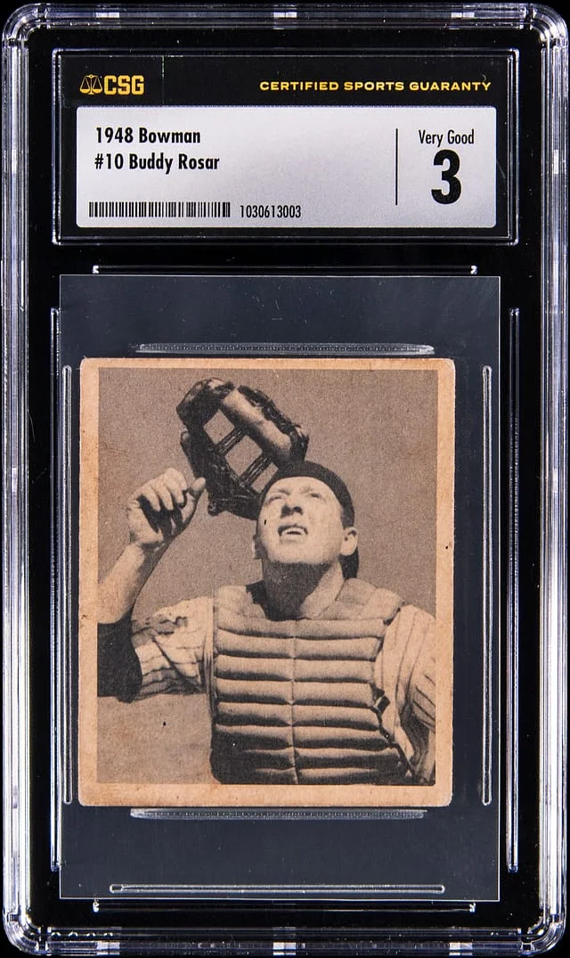 1948 Bowman Buddy Rasar #10 card image