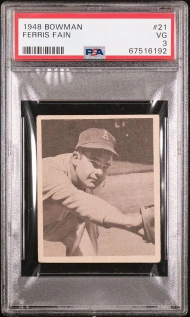 1948 Bowman Ferris Fain #21 card image