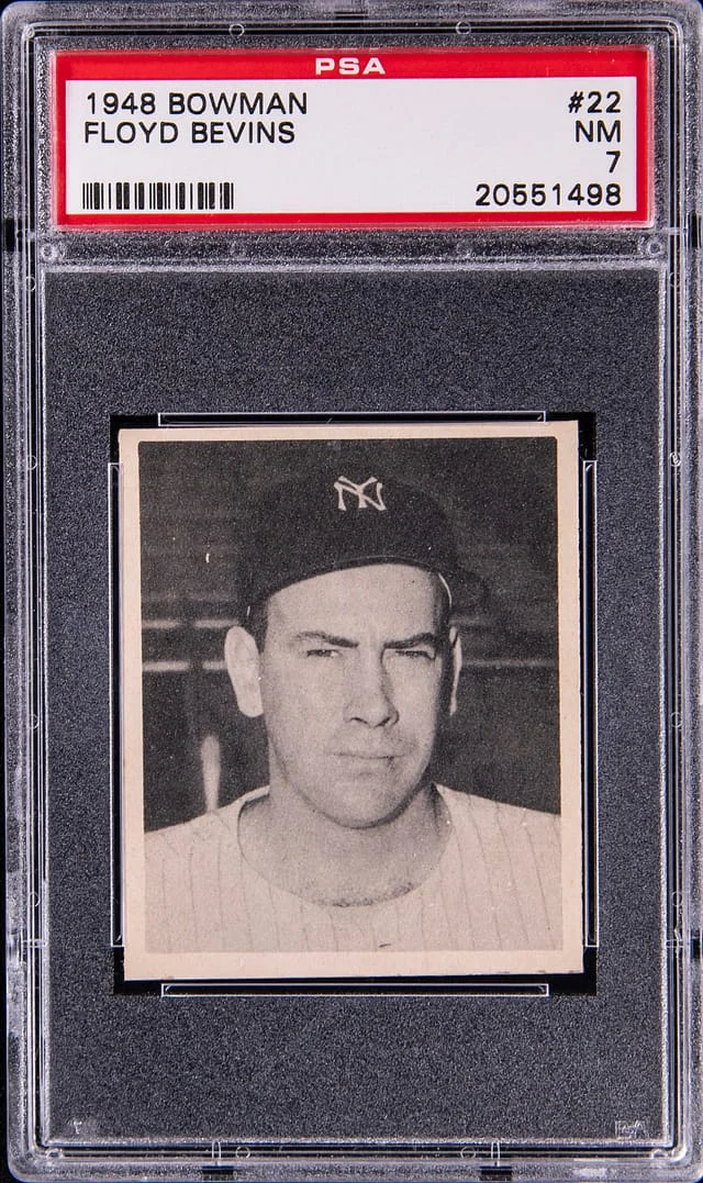 1948 Bowman Floyd Bevens #22 card image