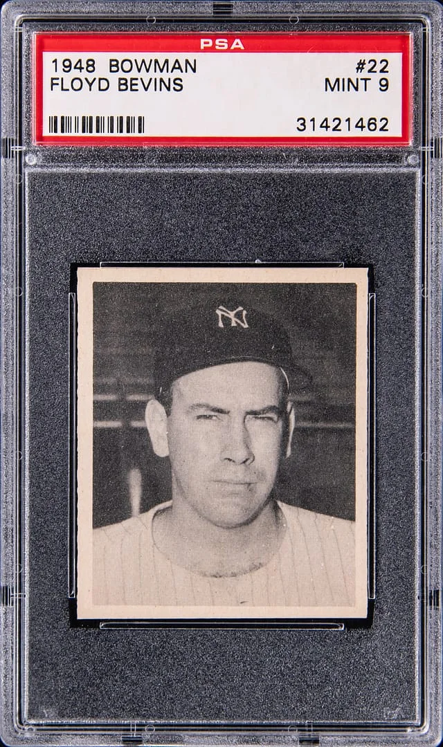 1948 Bowman Floyd Bevins #22 card image