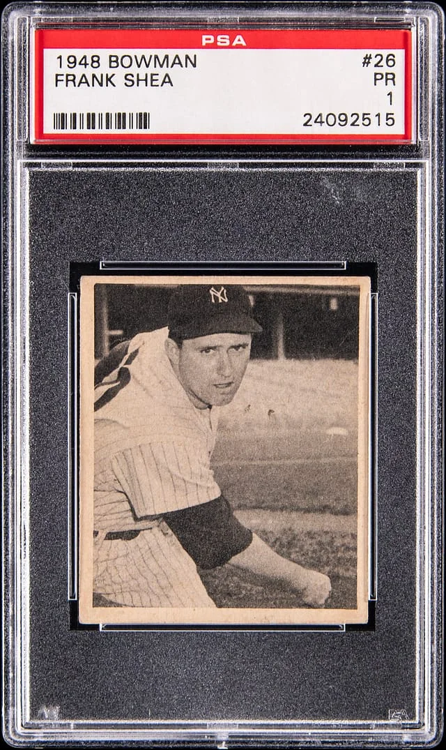1948 Bowman Frank Shea #26 card image